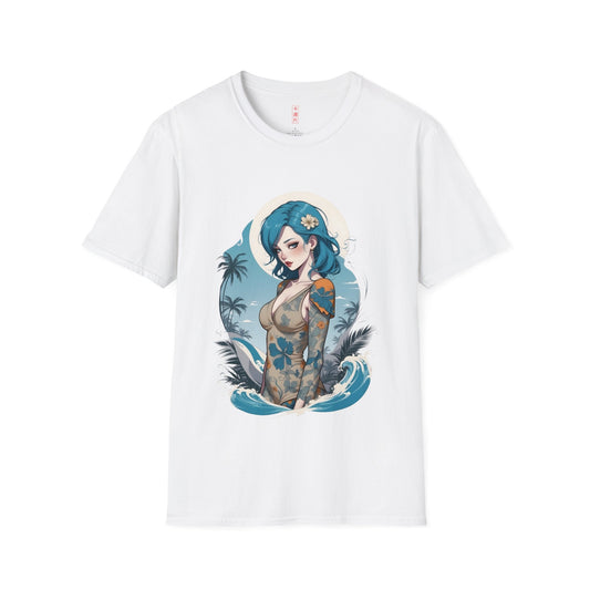 Kǎtōng Piàn - California Love Collection - 014 - Unisex Softstyle T-Shirt Printify