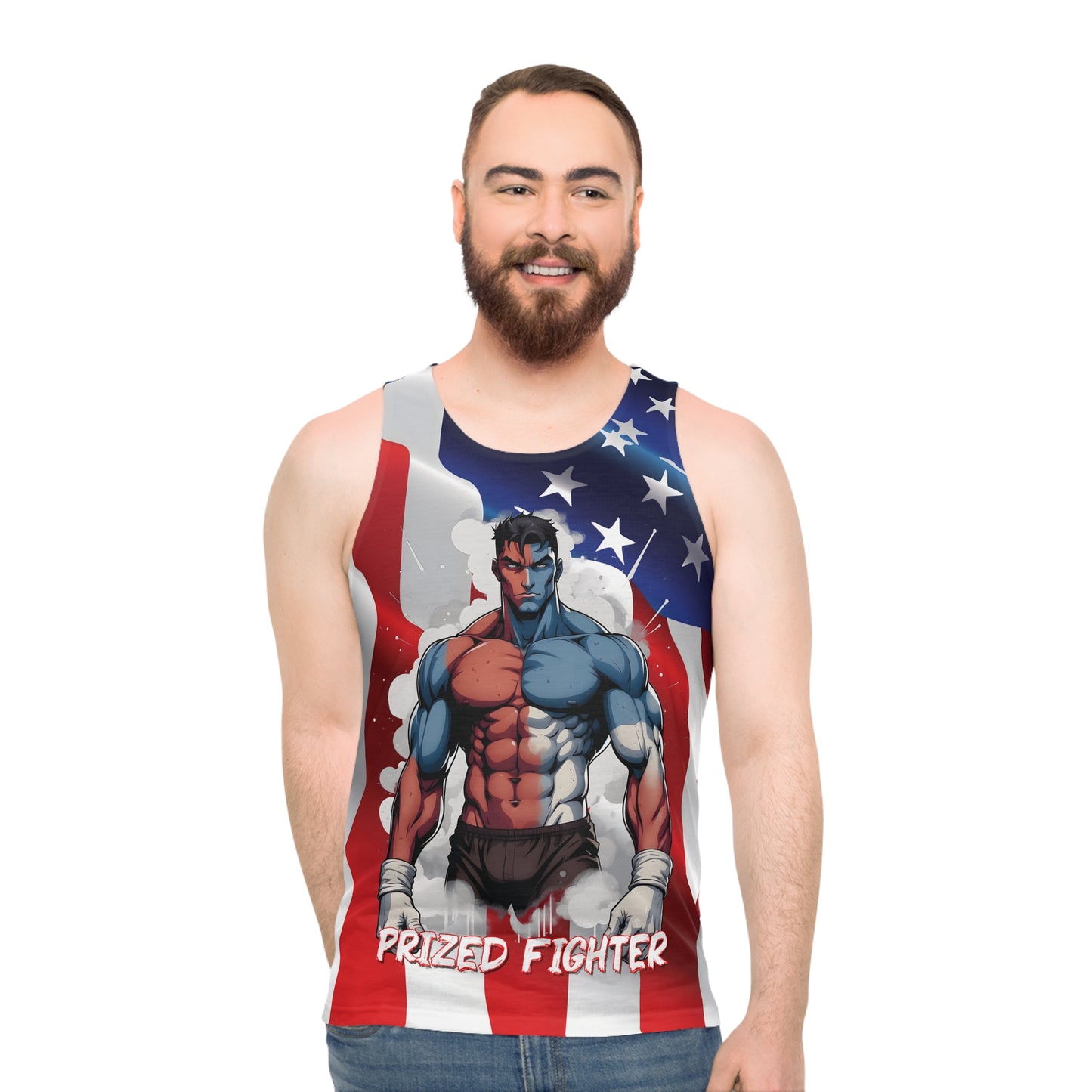 Kǎtōng Piàn - Prized Fighter Collection - America - 001 - Unisex Tank Top
