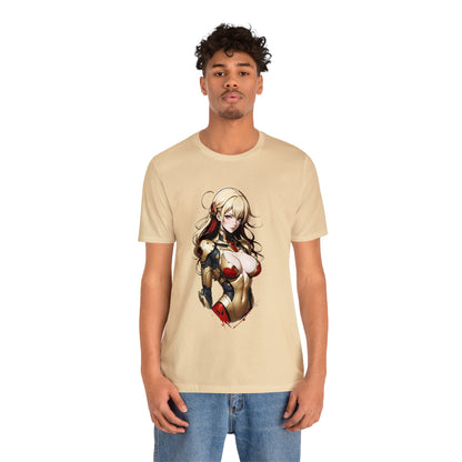 Kǎtōng Piàn - Mecha Girl Collection - Leah - Unisex Jersey Short Sleeve Tee Printify