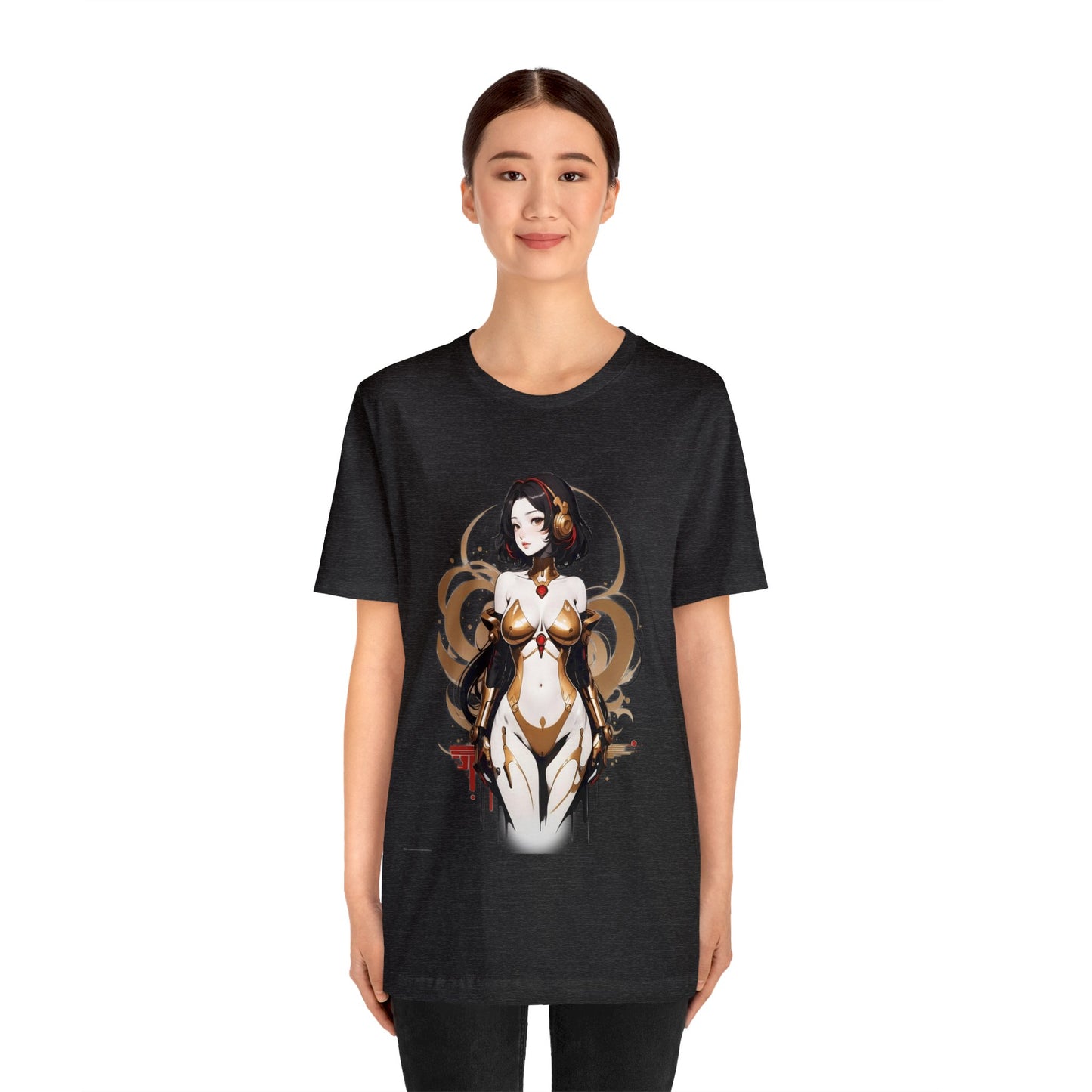 Kǎtōng Piàn - Mecha Girl Collection - Penelope - Unisex Jersey Short Sleeve Tee Printify