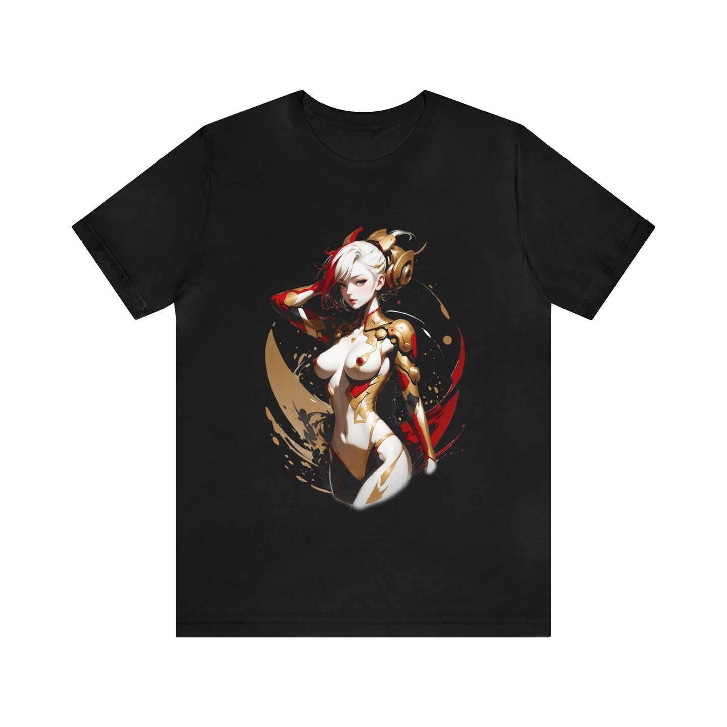 Kǎtōng Piàn - Mecha Girl Collection - Ruby - Unisex Jersey Short Sleeve Tee Printify