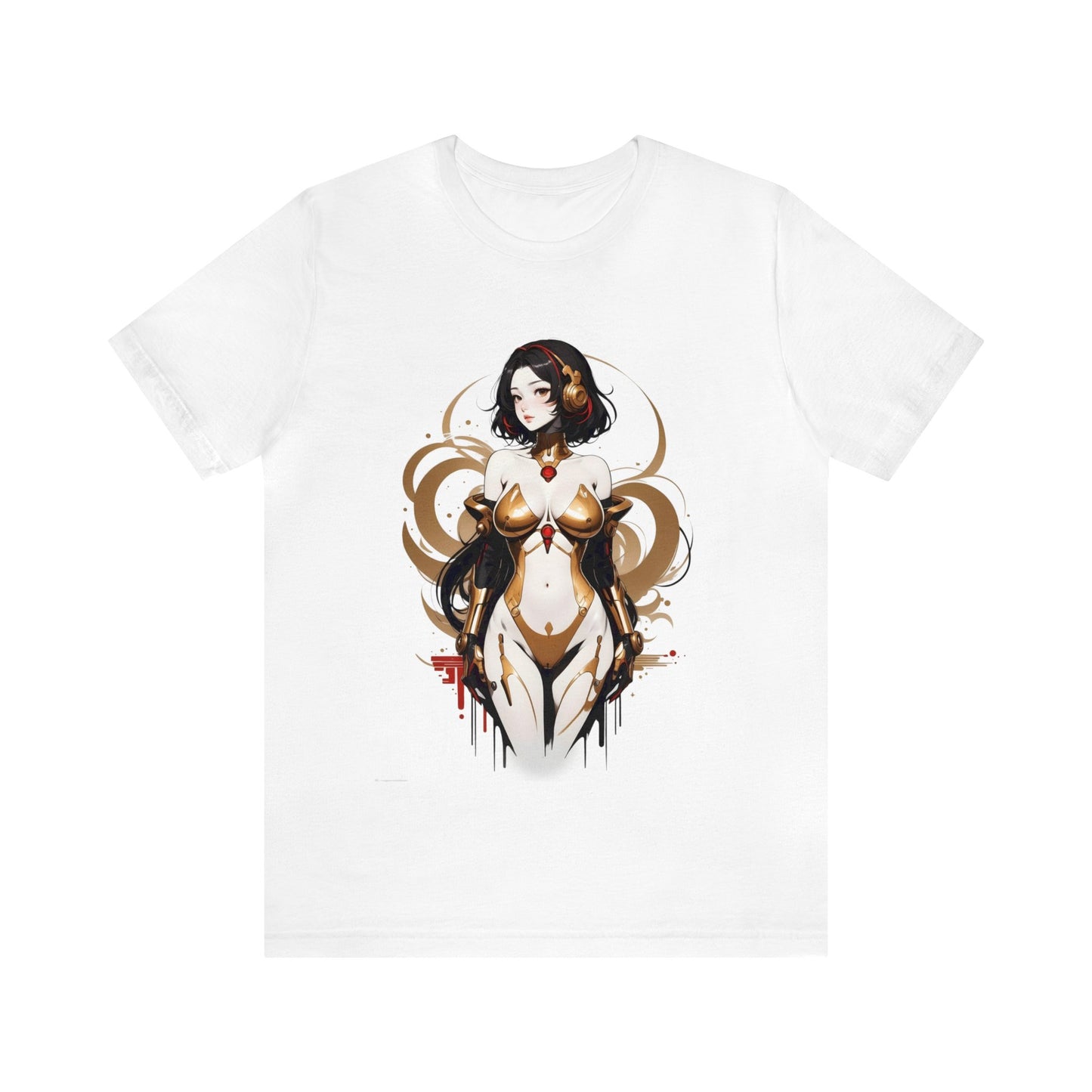 Kǎtōng Piàn - Mecha Girl Collection - Penelope - Unisex Jersey Short Sleeve Tee Printify