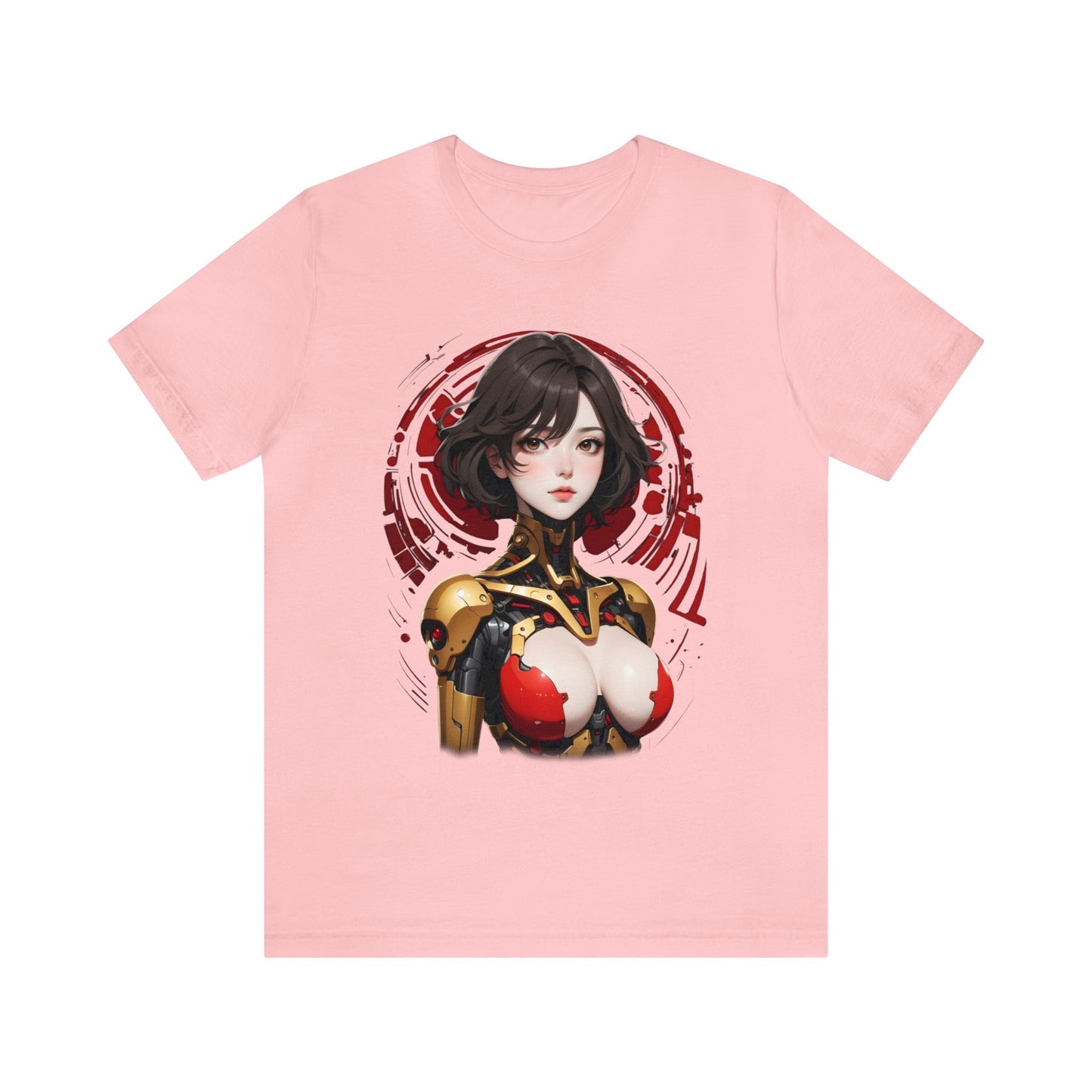 Kǎtōng Piàn - Mecha Girl Collection - Willow - Unisex Jersey Short Sleeve Tee Printify