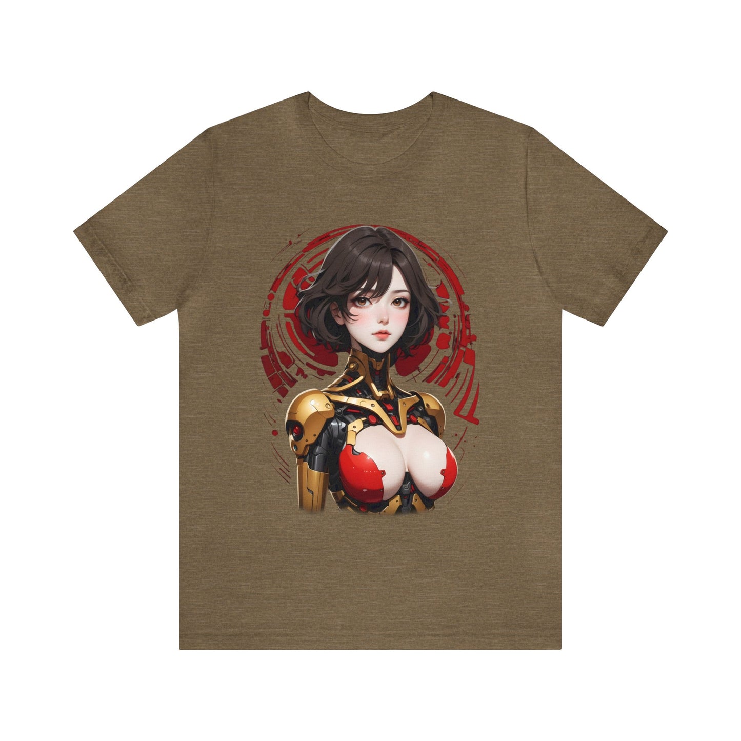 Kǎtōng Piàn - Mecha Girl Collection - Willow - Unisex Jersey Short Sleeve Tee Printify