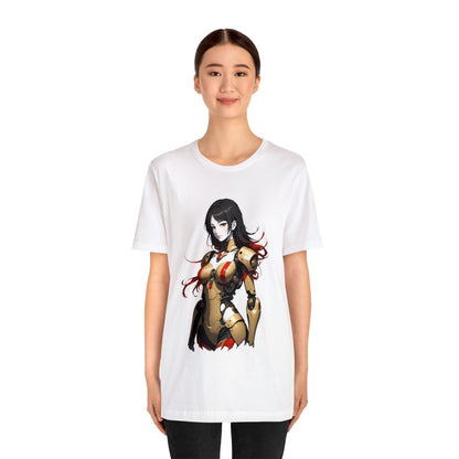 Kǎtōng Piàn - Mecha Girl Collection - Amelia - Unisex Jersey Short Sleeve Tee Printify