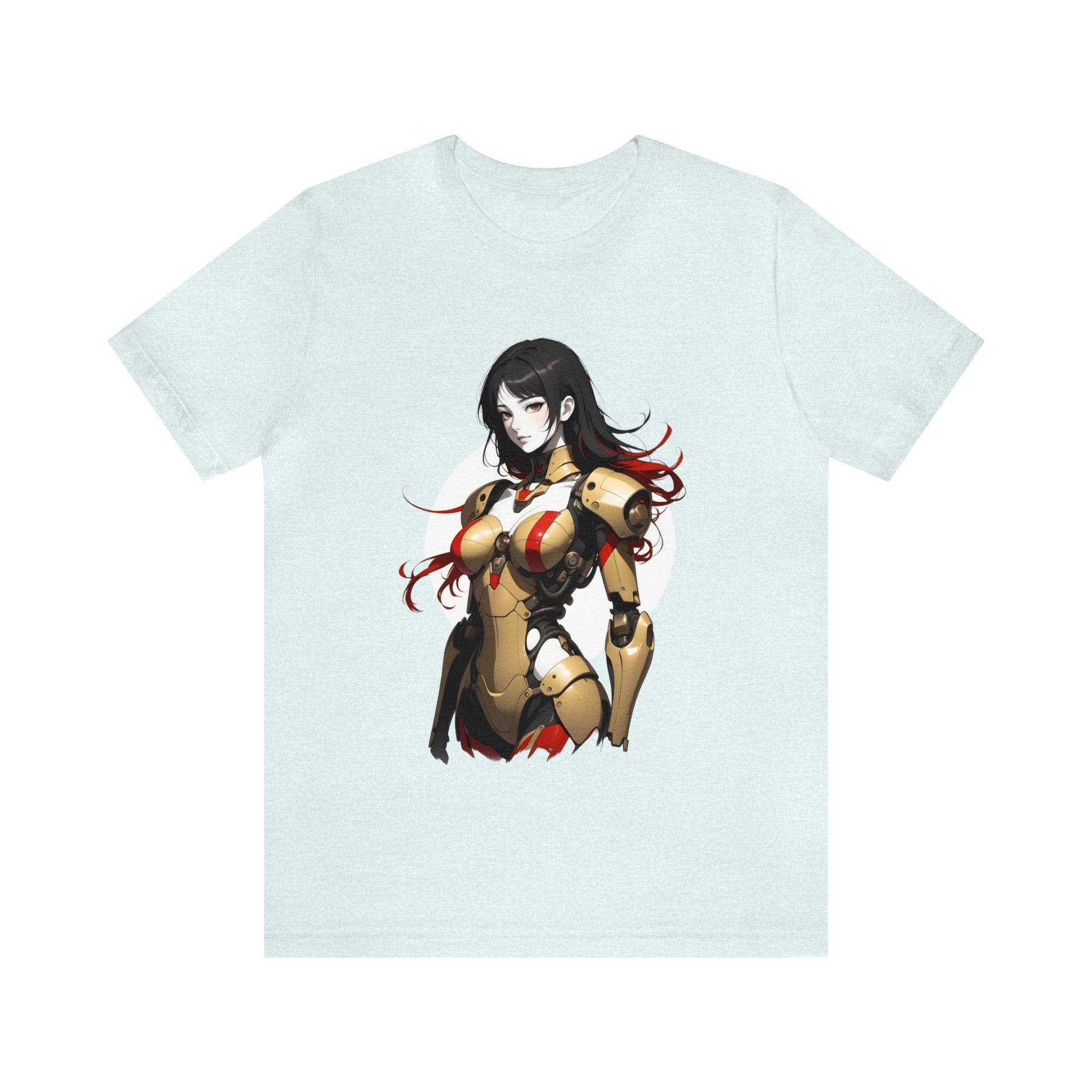 Kǎtōng Piàn - Mecha Girl Collection - Amelia - Unisex Jersey Short Sleeve Tee Printify