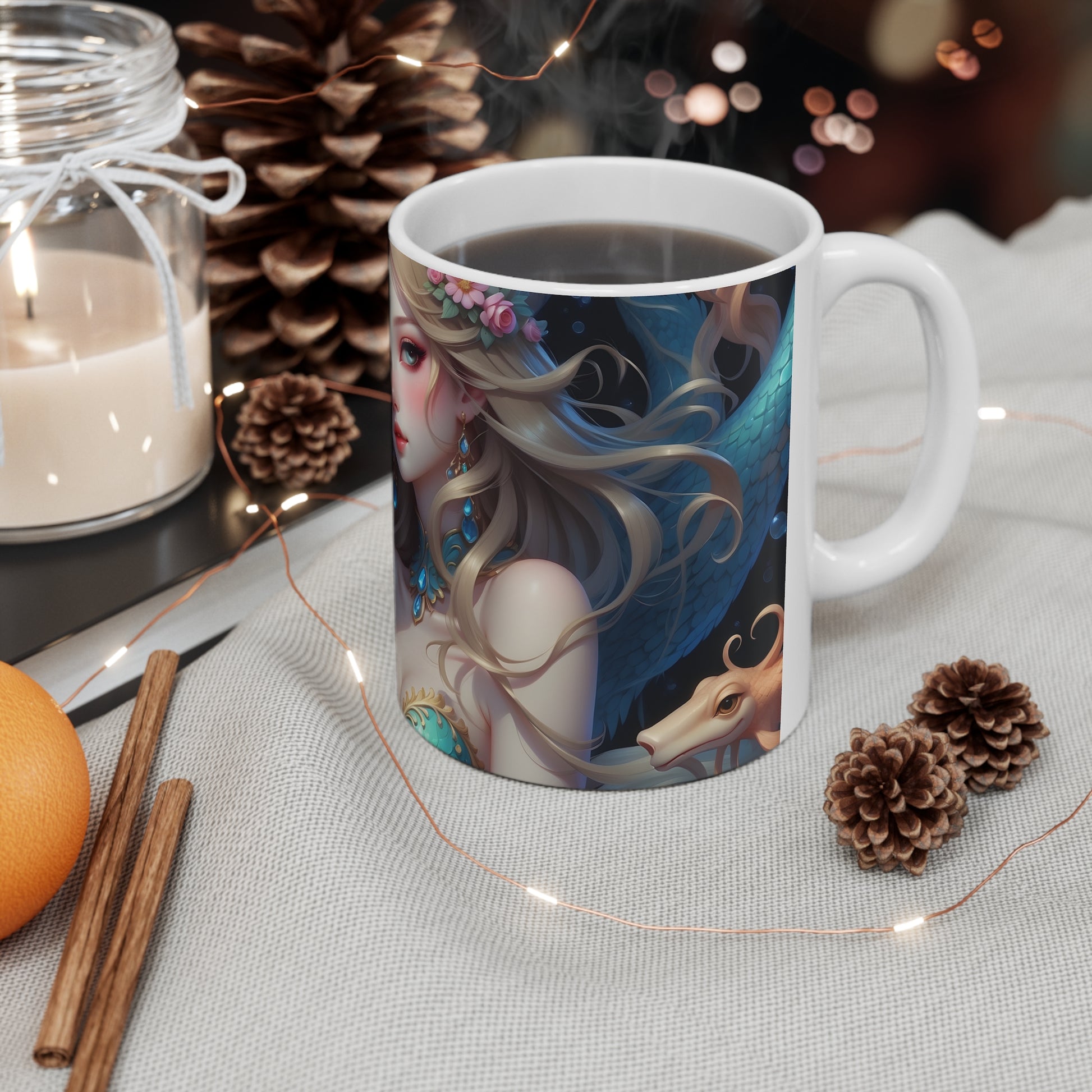 Kǎtōng Piàn - Mermaid Collection - 008 - Ceramic Mug Printify