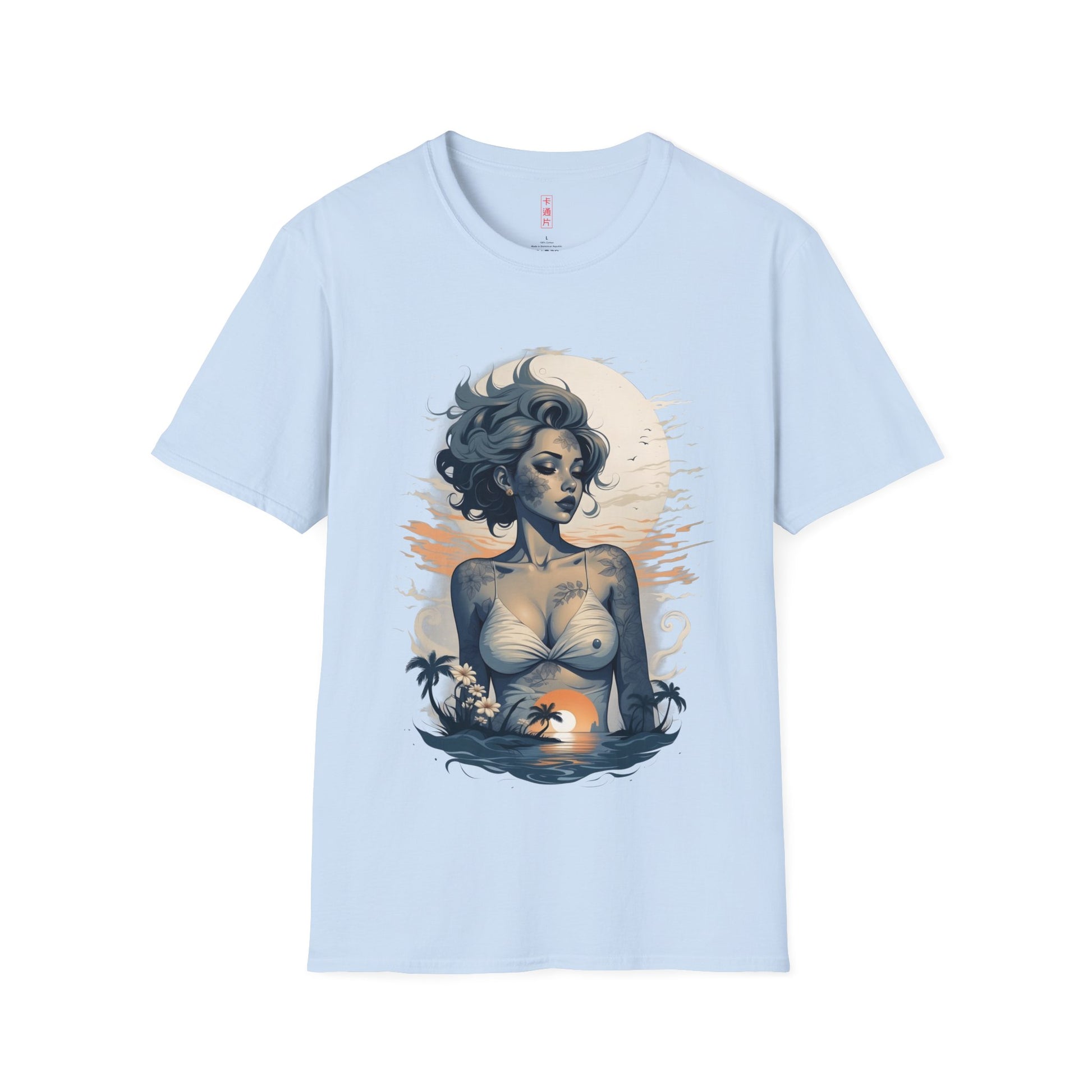 Kǎtōng Piàn - California Love Collection - 009 - Unisex Softstyle T-Shirt Printify