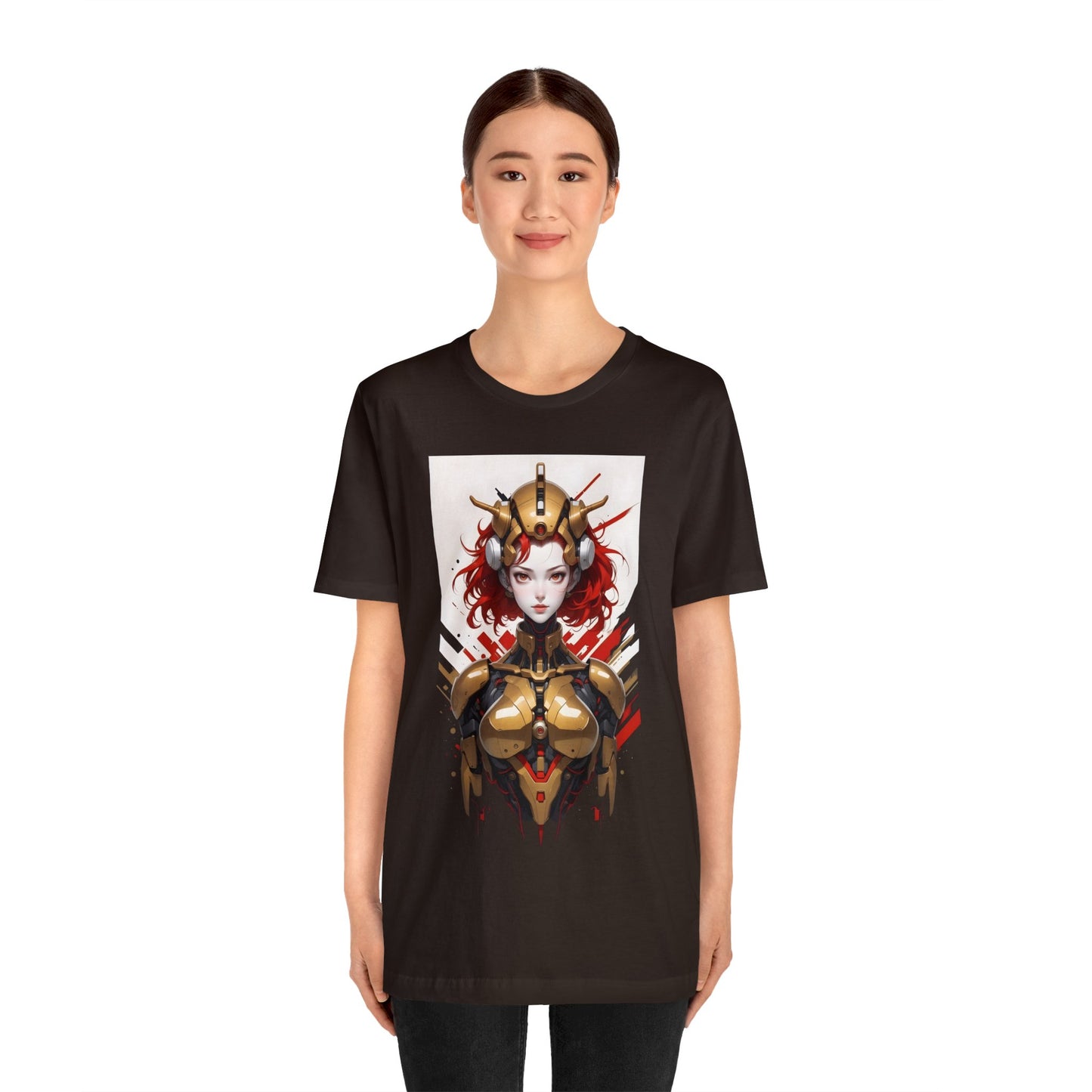 Kǎtōng Piàn - Mecha Girl Collection - Maya - Unisex Jersey Short Sleeve Tee Printify