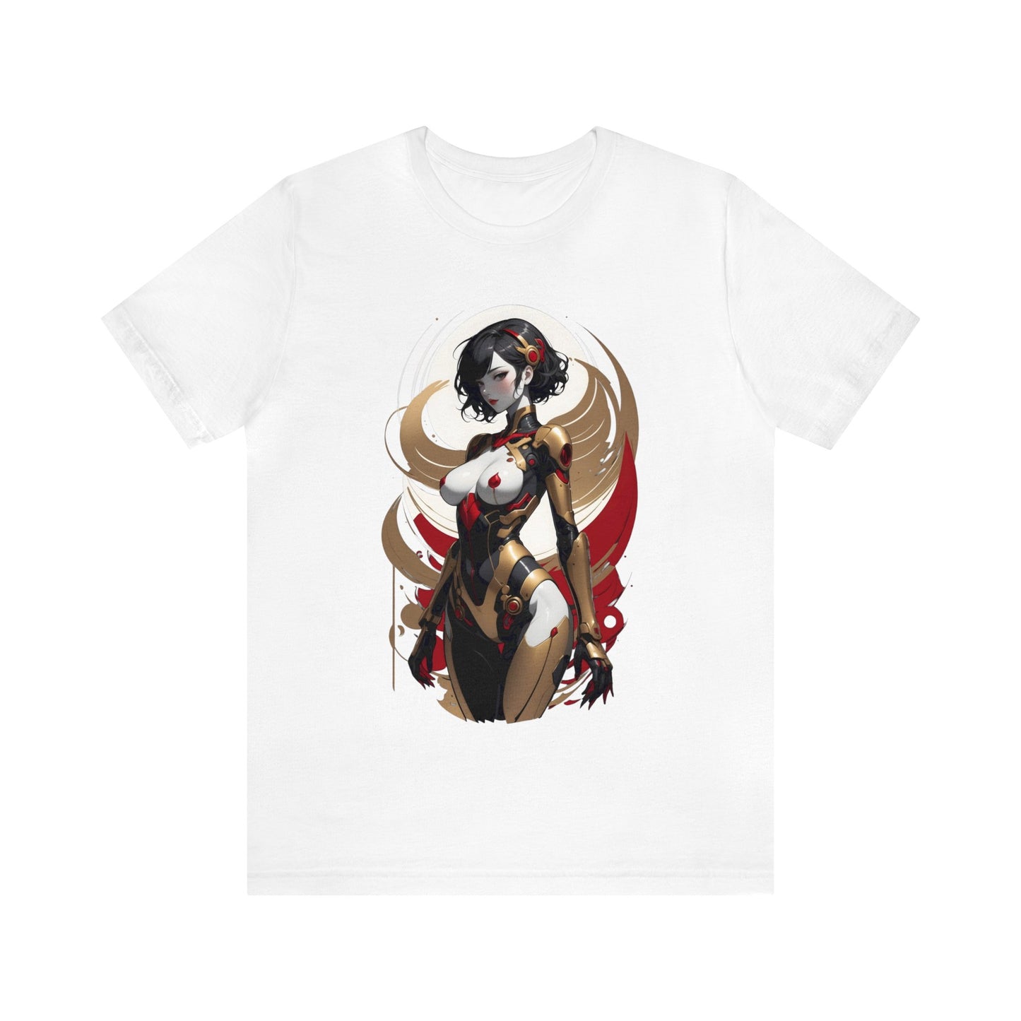 Kǎtōng Piàn - Mecha Girl Collection - Luna - Unisex Jersey Short Sleeve Tee Printify