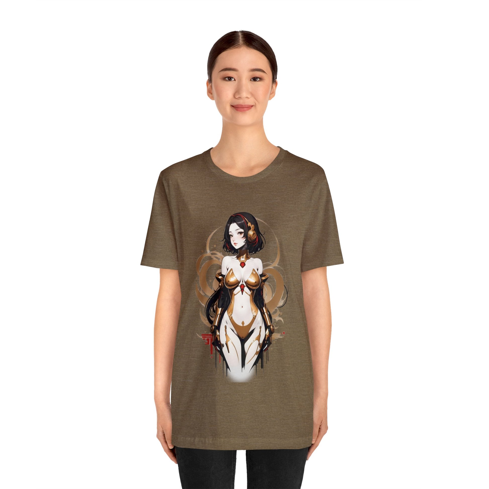 Kǎtōng Piàn - Mecha Girl Collection - Penelope - Unisex Jersey Short Sleeve Tee Printify