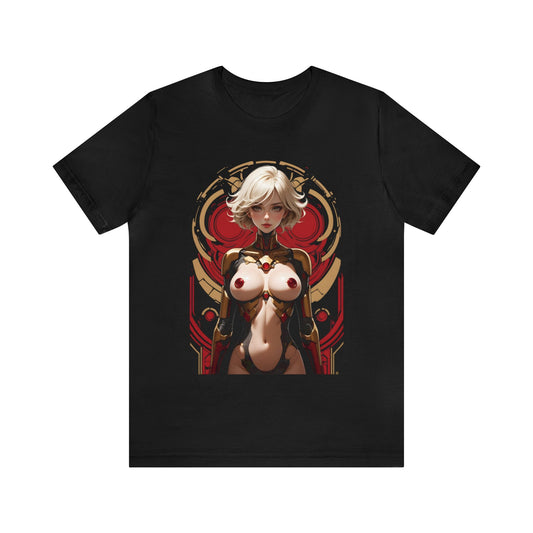 Kǎtōng Piàn - Mecha Girl Collection - Chloe - Unisex Jersey Short Sleeve Tee Printify