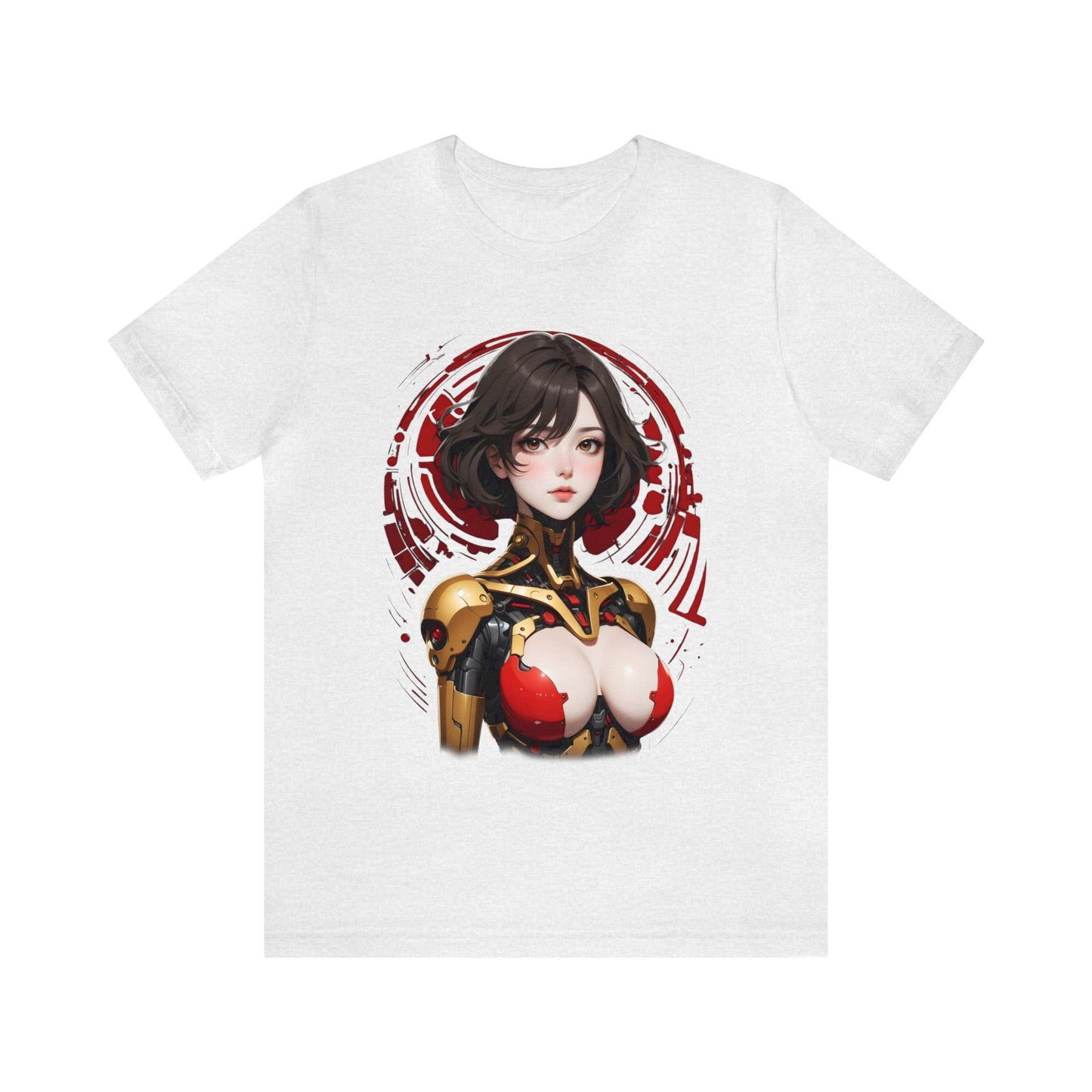 Kǎtōng Piàn - Mecha Girl Collection - Willow - Unisex Jersey Short Sleeve Tee Printify