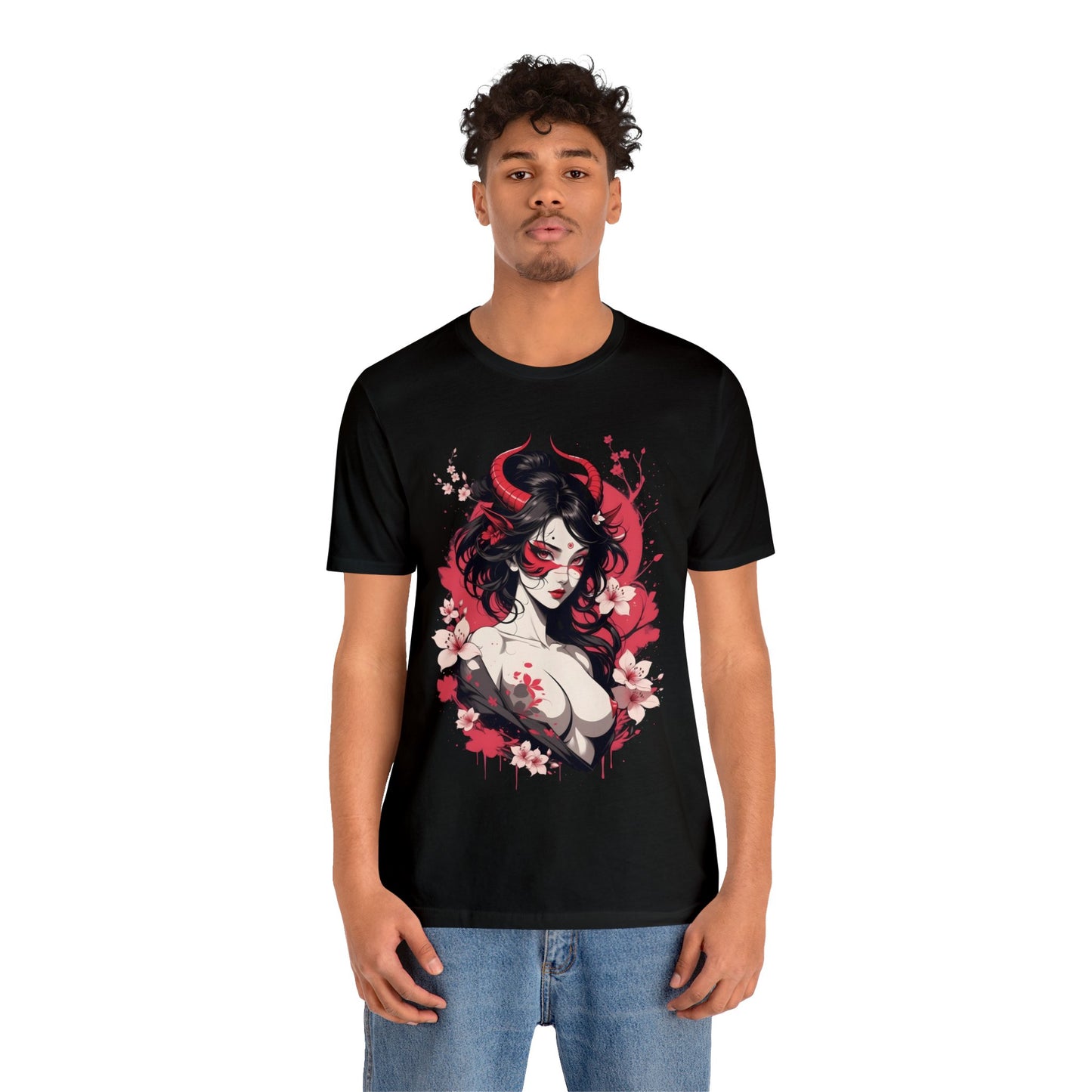 Kǎtōng Piàn - Oni Collection - Alecto - Unisex Jersey Short Sleeve Tee Printify