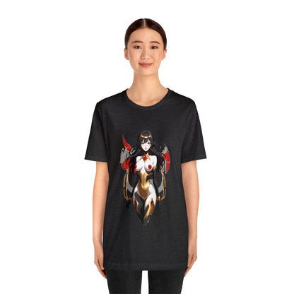 Kǎtōng Piàn - Mecha Girl Collection - Kinsley - Unisex Jersey Short Sleeve Tee Printify