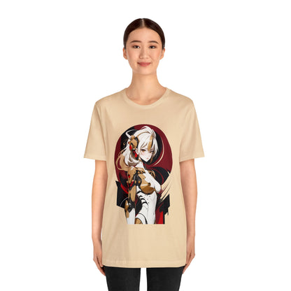 Kǎtōng Piàn - Mecha Girl Collection - Elena - Unisex Jersey Short Sleeve Tee Printify