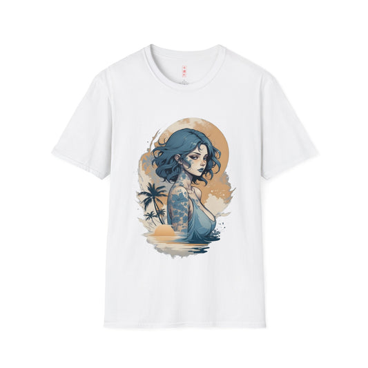 Kǎtōng Piàn - California Love Collection - 017 - Unisex Softstyle T-Shirt Printify