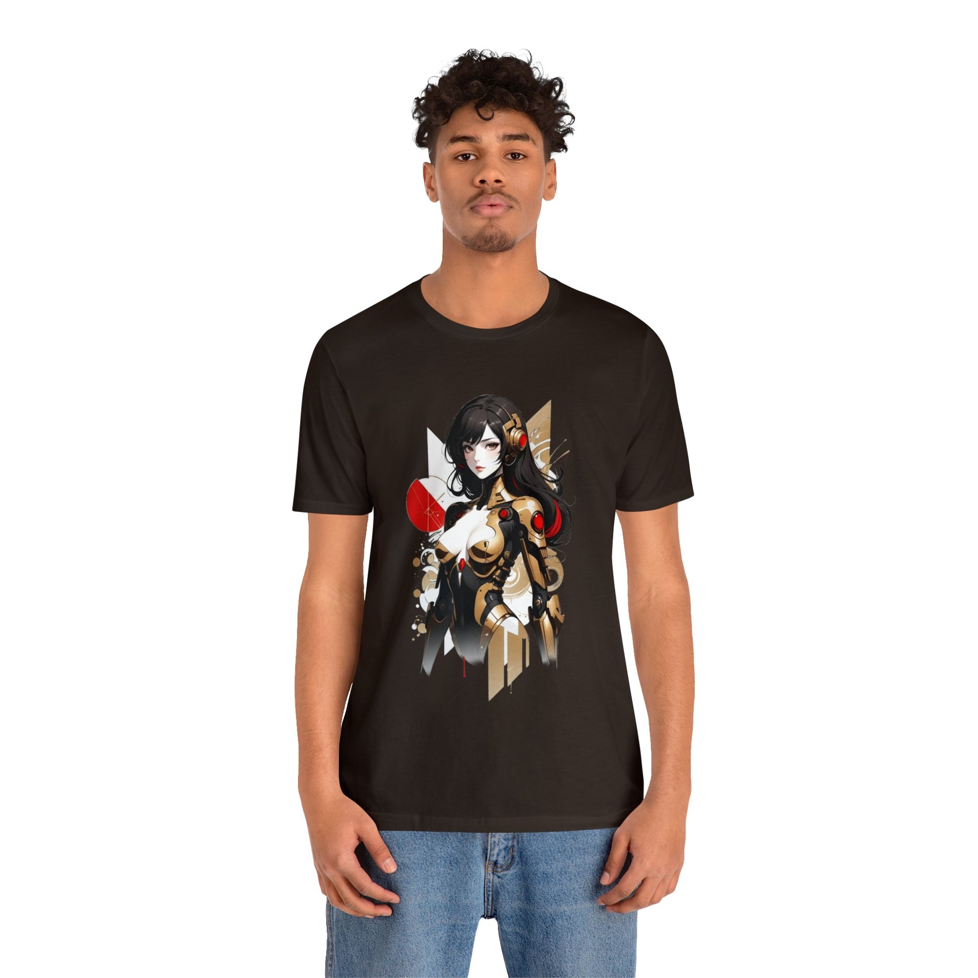 Kǎtōng Piàn - Mecha Girl Collection - Hannah - Unisex Jersey Short Sleeve Tee Printify