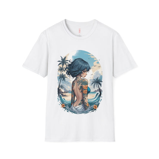 Kǎtōng Piàn - California Love Collection - 002 - Unisex Softstyle T-Shirt Printify