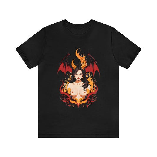 Kǎtōng Piàn - Devil Woman Collection - Glory - Unisex Jersey Short Sleeve Tee Printify