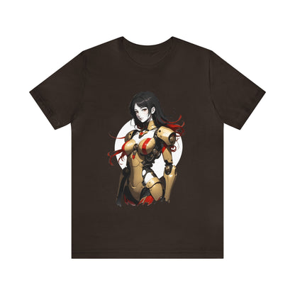 Kǎtōng Piàn - Mecha Girl Collection - Amelia - Unisex Jersey Short Sleeve Tee Printify