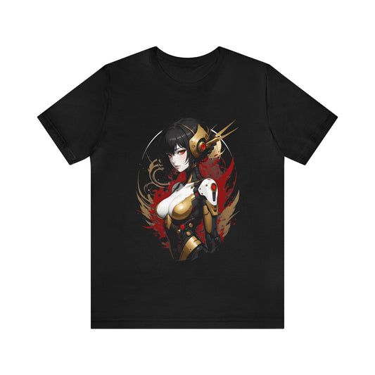 Kǎtōng Piàn - Mecha Girl Collection - Natalie - Unisex Jersey Short Sleeve Tee Printify