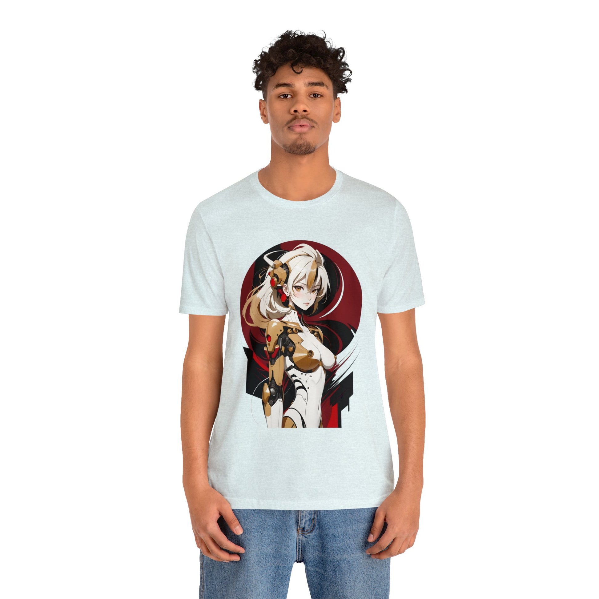 Kǎtōng Piàn - Mecha Girl Collection - Elena - Unisex Jersey Short Sleeve Tee Printify