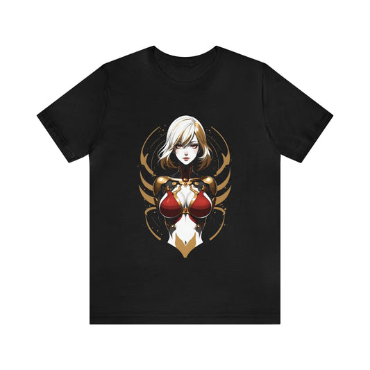 Kǎtōng Piàn - Mecha Girl Collection - Chloé - Unisex Jersey Short Sleeve Tee Printify