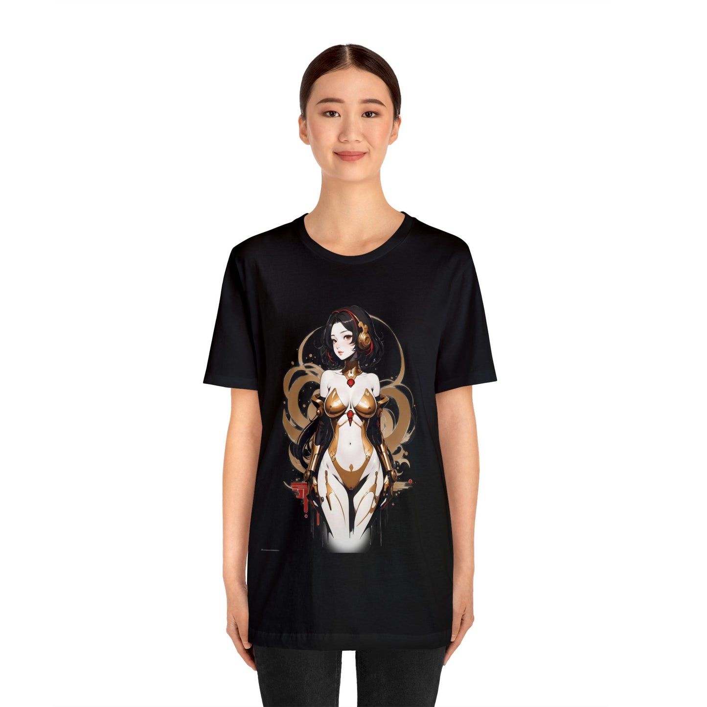 Kǎtōng Piàn - Mecha Girl Collection - Penelope - Unisex Jersey Short Sleeve Tee Printify