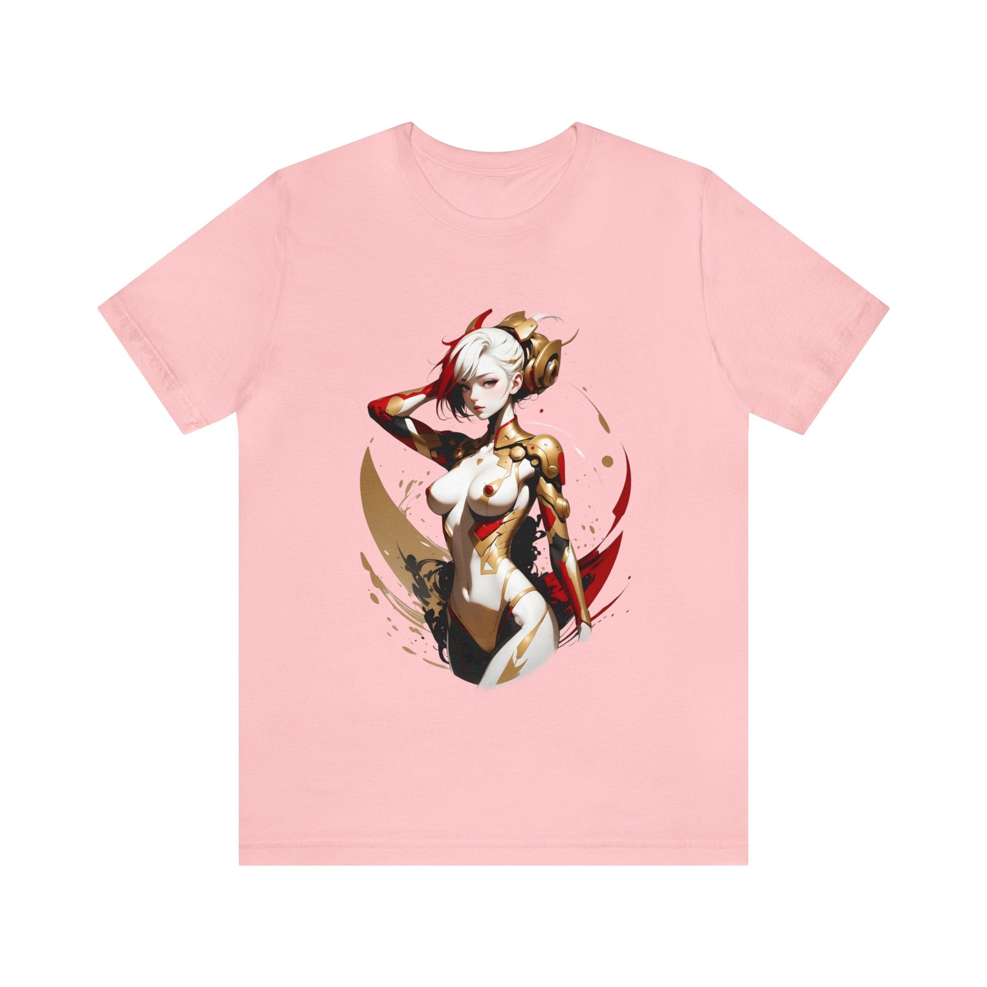 Kǎtōng Piàn - Mecha Girl Collection - Ruby - Unisex Jersey Short Sleeve Tee Printify