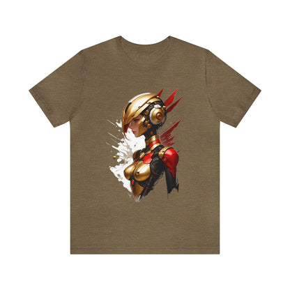 Kǎtōng Piàn - Mecha Girl Collection - Isabella - Unisex Jersey Short Sleeve Tee Printify