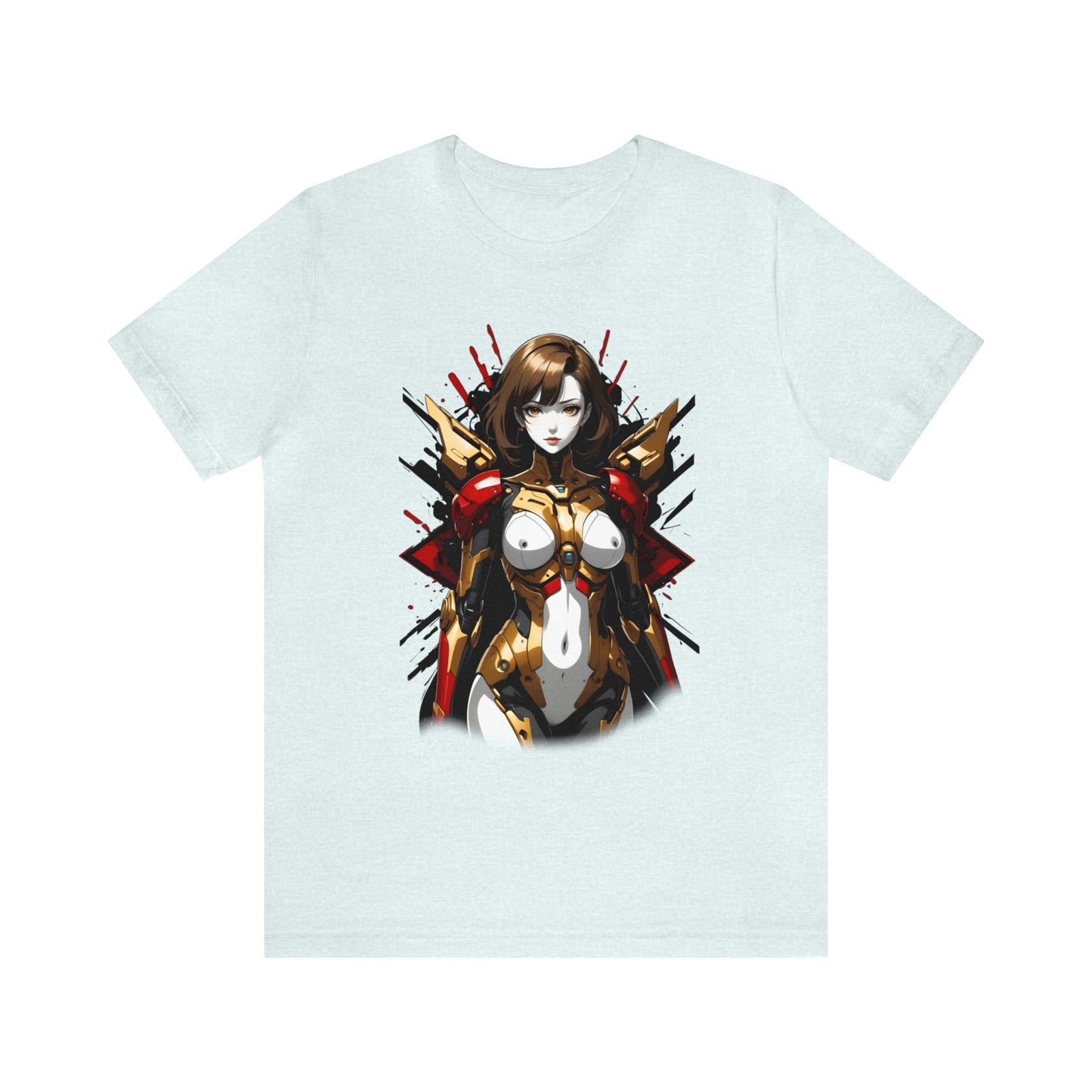 Kǎtōng Piàn - Mecha Girl Collection - Nova - Unisex Jersey Short Sleeve Tee Printify