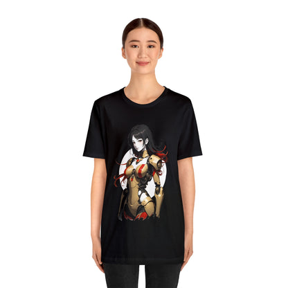 Kǎtōng Piàn - Mecha Girl Collection - Amelia - Unisex Jersey Short Sleeve Tee Printify