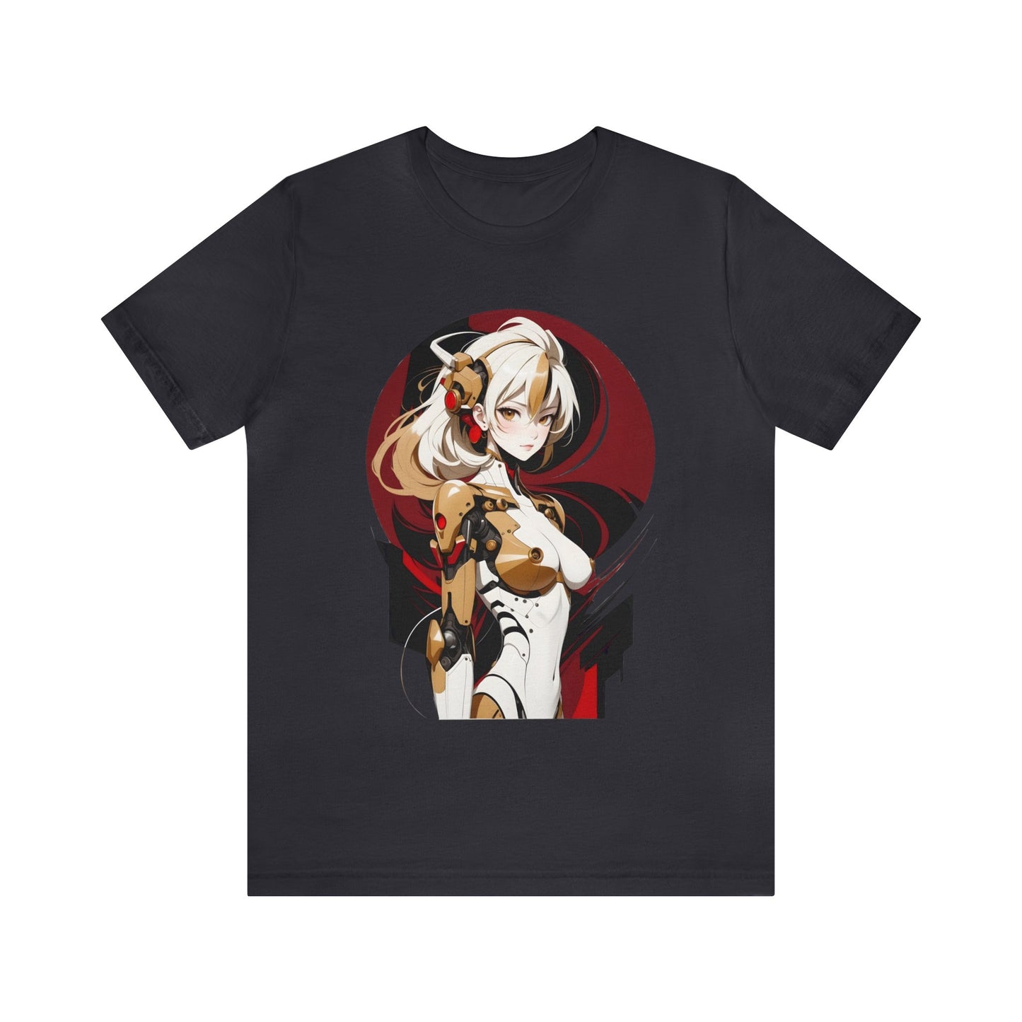 Kǎtōng Piàn - Mecha Girl Collection - Elena - Unisex Jersey Short Sleeve Tee Printify