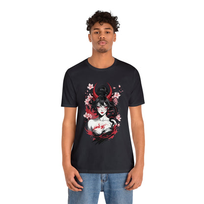 Kǎtōng Piàn - Oni Collection - Lamia - Unisex Jersey Short Sleeve Tee Printify