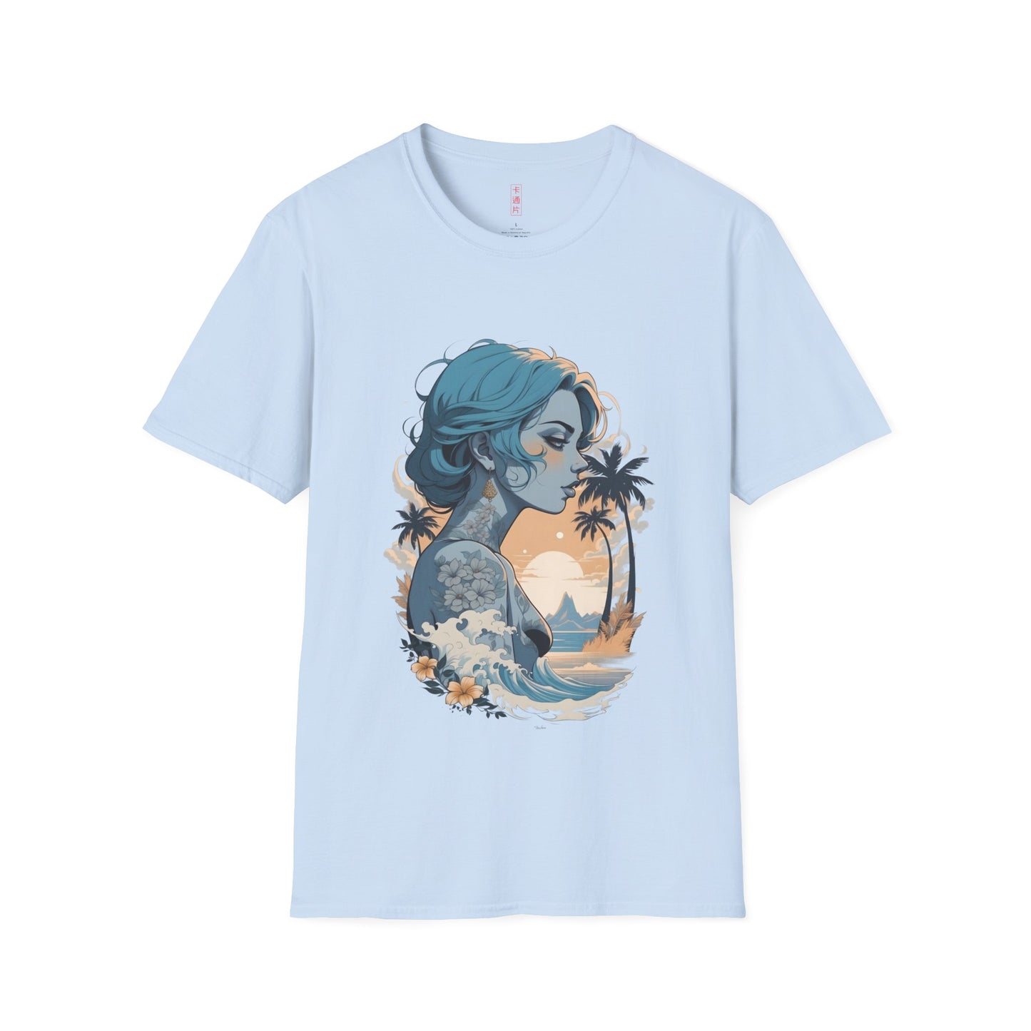 Kǎtōng Piàn - California Love Collection - 029 - Unisex Softstyle T-Shirt Printify