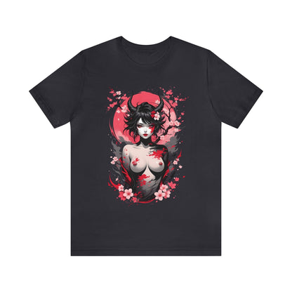 Kǎtōng Piàn - Oni Collection - Jorogumo - Unisex Jersey Short Sleeve Tee Printify