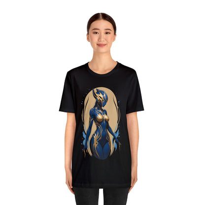 Kǎtōng Piàn - The Lotus Collection - Guinevere - Unisex Jersey Short Sleeve Tee Printify