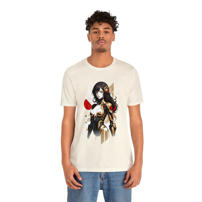 Kǎtōng Piàn - Mecha Girl Collection - Hannah - Unisex Jersey Short Sleeve Tee Printify