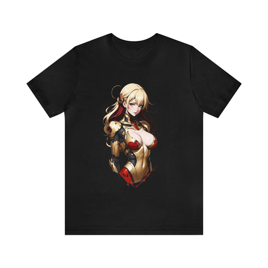 Kǎtōng Piàn - Mecha Girl Collection - Leah - Unisex Jersey Short Sleeve Tee Printify