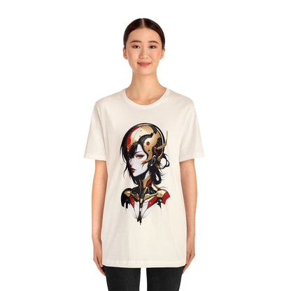 Kǎtōng Piàn - Mecha Girl Collection - Aurora - Unisex Jersey Short Sleeve Tee Printify