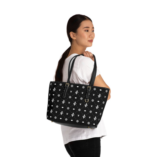 Chic Triple Moon PU Leather Shoulder Bag with Modern Pattern - Verdine Daniels