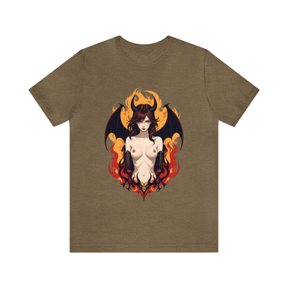 Kǎtōng Piàn - Devil Woman Collection - Darcy - Unisex Jersey Short Sleeve Tee Printify