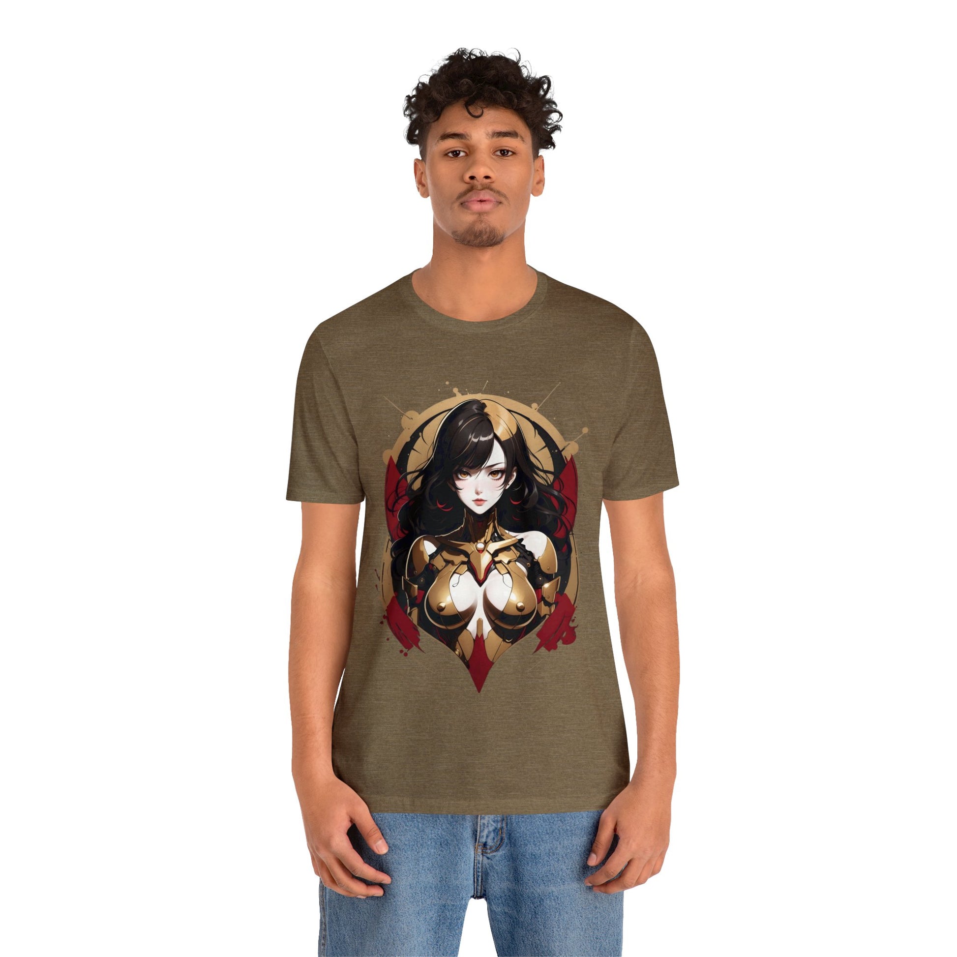 Kǎtōng Piàn - Mecha Girl Collection - Naomi - Unisex Jersey Short Sleeve Tee Printify