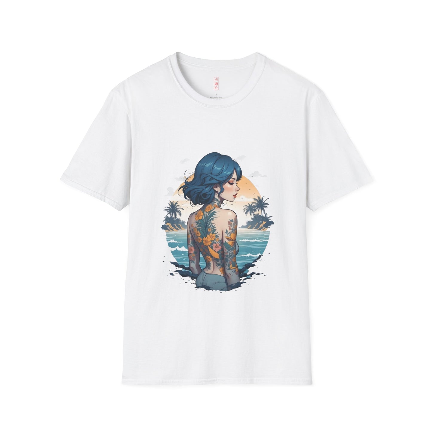 Kǎtōng Piàn - California Love Collection - 043 - Unisex Softstyle T-Shirt Printify