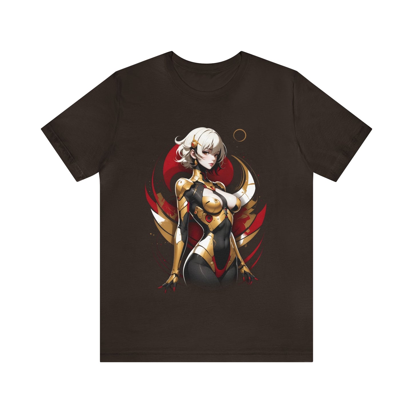 Kǎtōng Piàn - Mecha Girl Collection - Emily - Unisex Jersey Short Sleeve Tee Printify