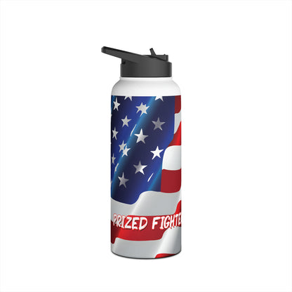 Kǎtōng Piàn - Prized Fighter Collection - America - 006 - Stainless Steel Water Bottle, Standard Lid