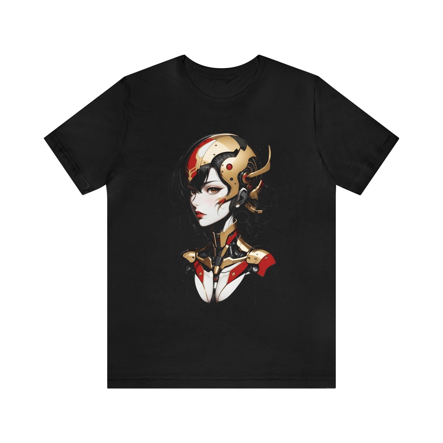 Kǎtōng Piàn - Mecha Girl Collection - Aurora - Unisex Jersey Short Sleeve Tee Printify