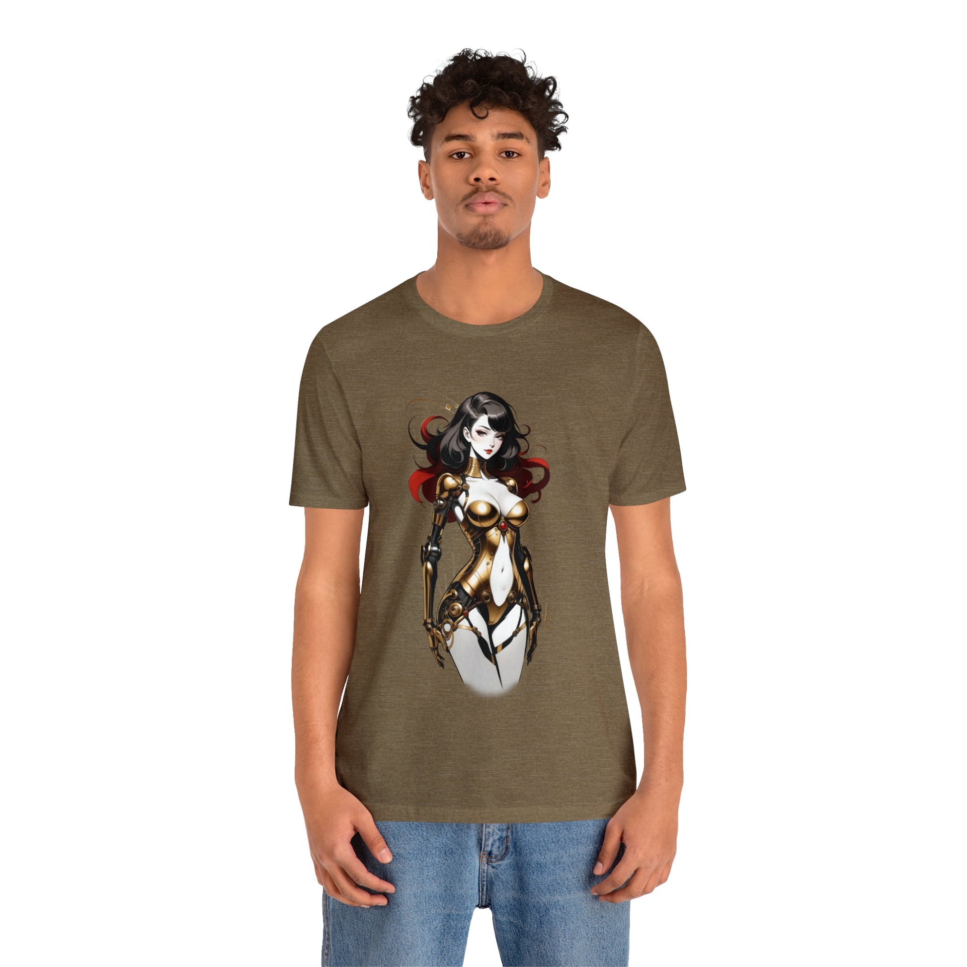 Kǎtōng Piàn - Mecha Girl Collection - Grace - Unisex Jersey Short Sleeve Tee Printify