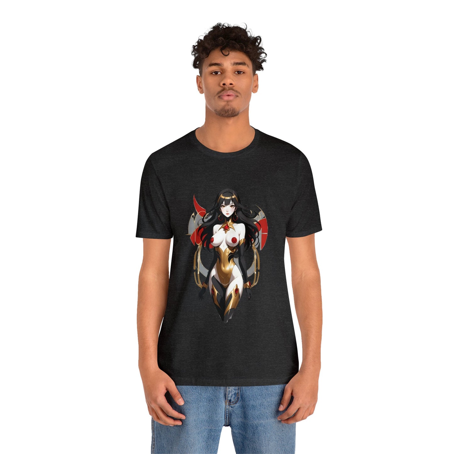 Kǎtōng Piàn - Mecha Girl Collection - Kinsley - Unisex Jersey Short Sleeve Tee Printify